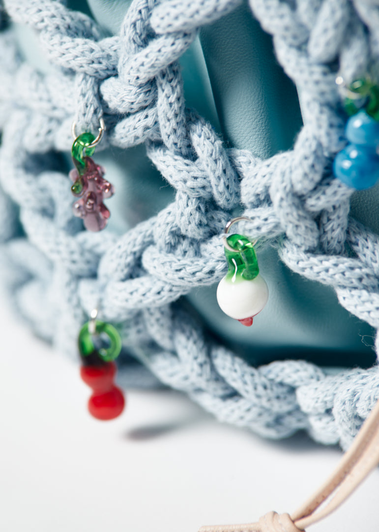 Fishnet Bag - Blueberry