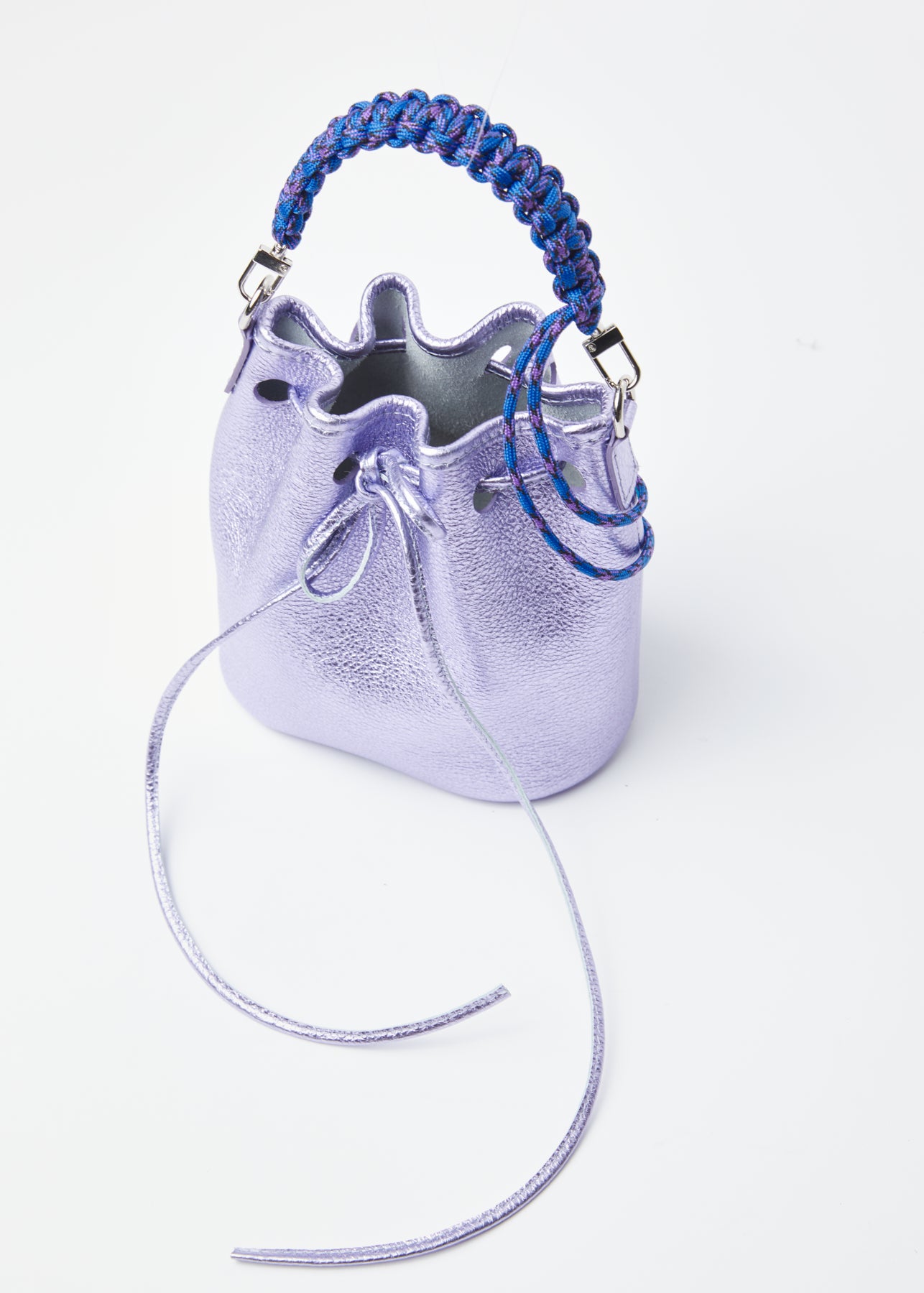 Baby Bucket Bag - Purple Glitter